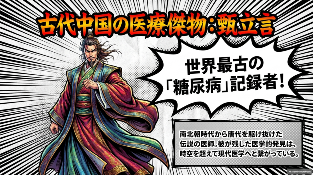 世界最古の糖尿病記録者・甄立言