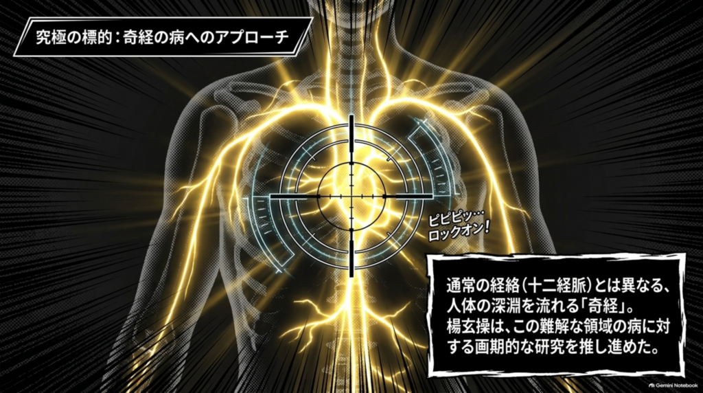 通常の経絡とは異なる「奇経」の病への画期的な研究