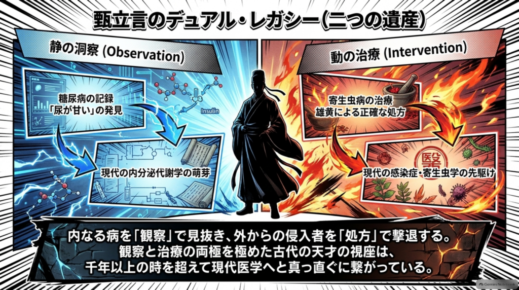 観察と治療という甄立言の二つの遺産