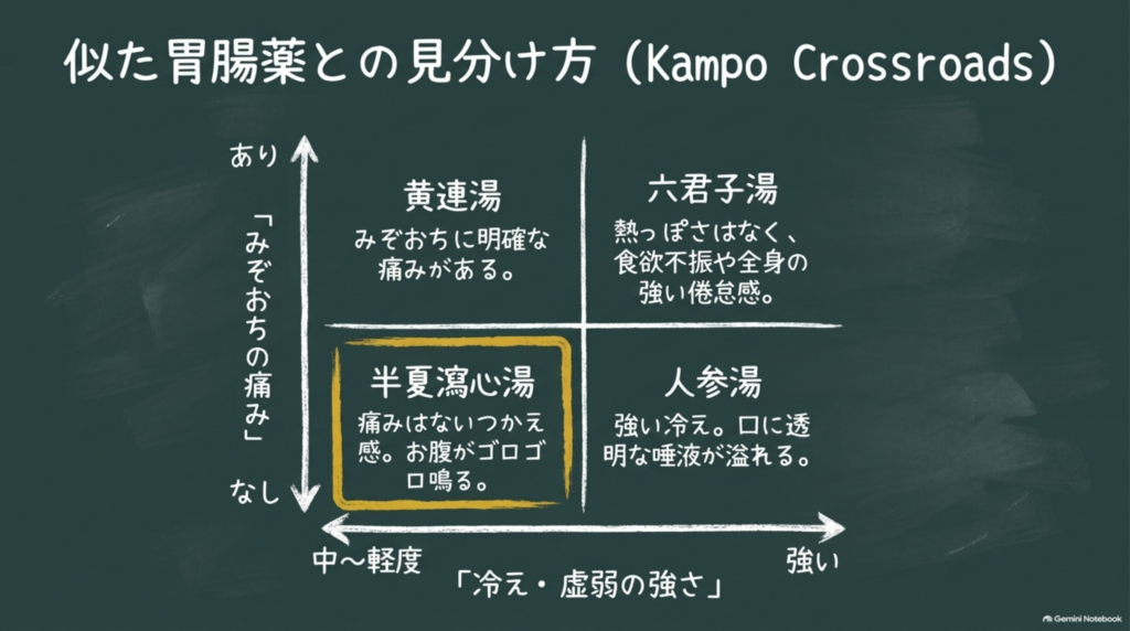 似た胃腸薬との見分け方