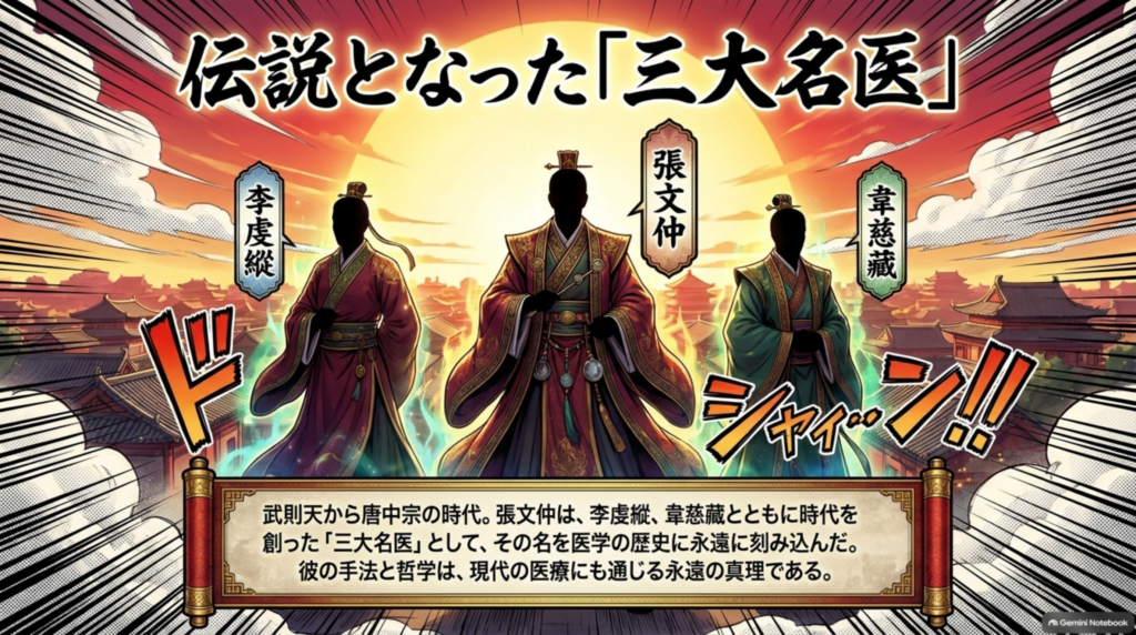 伝説となった「三大名医」李虔縱・張文仲・韋慈藏