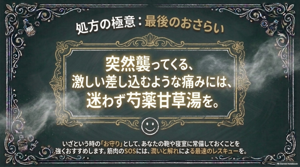 痛みの性質で選ぶ漢方薬の比較表