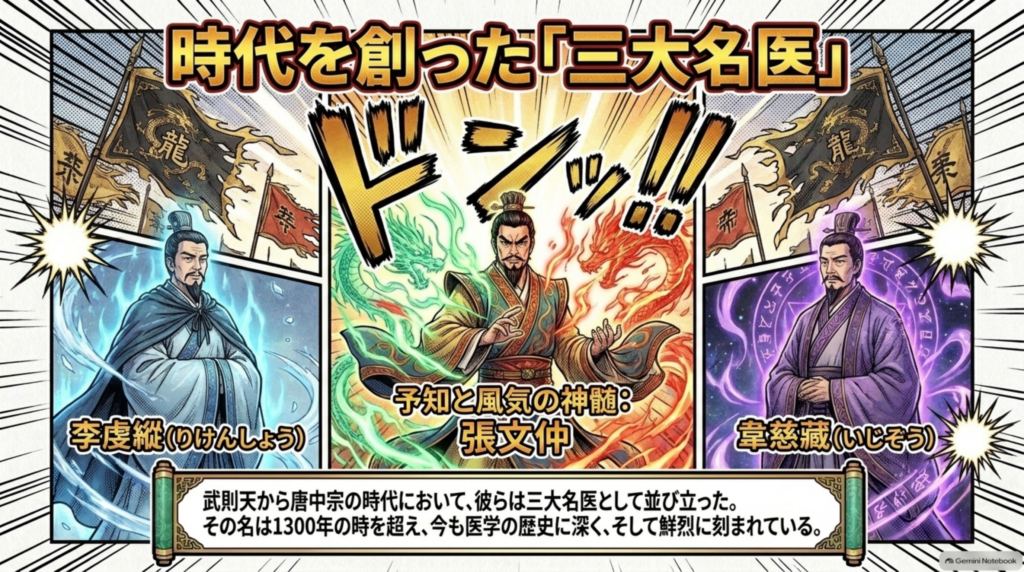 時代を創った「三大名医」