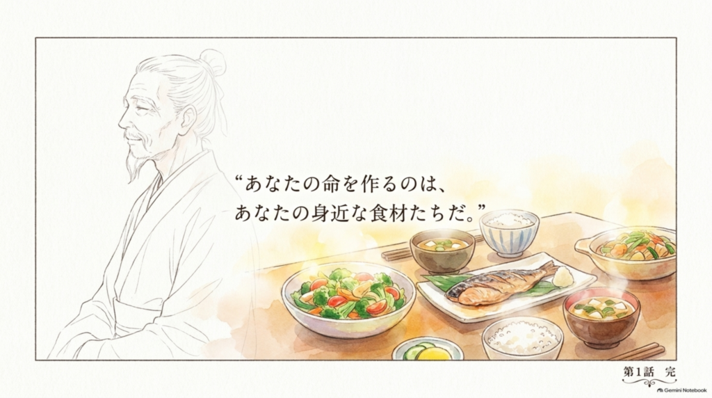 あなたの命を作るのは、あなたの身近な食材たち