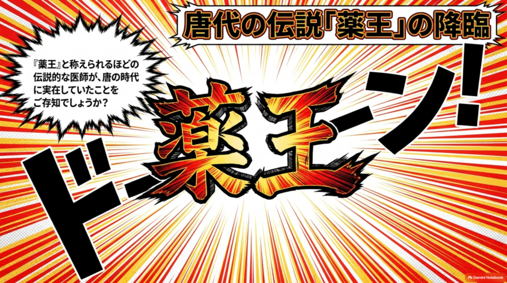 唐代の伝説「薬王」の降臨。薬王と称えられるほどの伝説的な医師が唐の時代に実在した