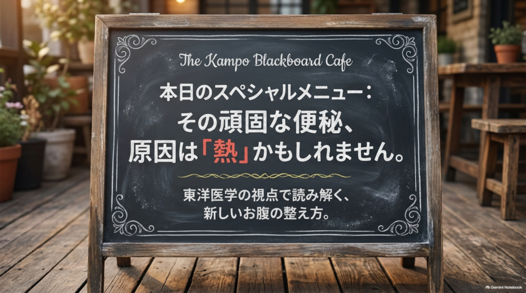 その頑固な便秘、原因は「熱」かもしれません。東洋医学の視点で読み解く、新しいお腹の整え方