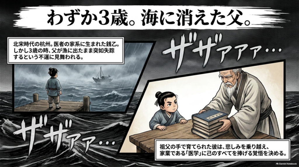 わずか3歳、海に消えた父。祖父の手で育てられた銭乙は、家業である医学に己のすべてを捧げる覚悟を決める