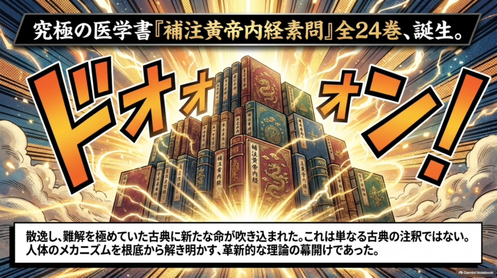 究極の医学書『補注黄帝内経素問』全24巻誕生。散逸し難解を極めた古典に新たな命が吹き込まれた
