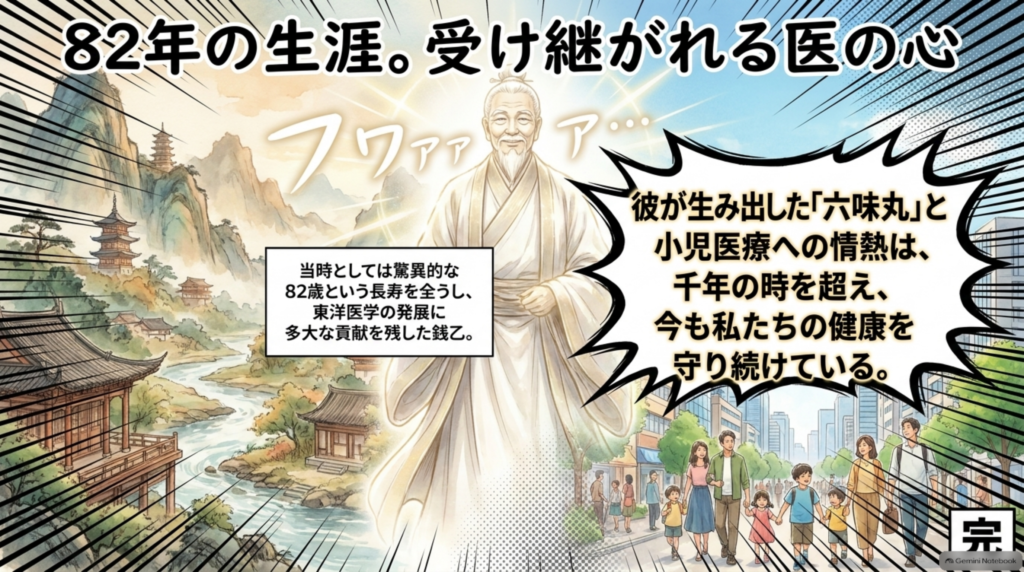 82年の生涯、受け継がれる医の心。六味丸と小児医療への情熱は、千年の時を超えて今も私たちの健康を守り続けている